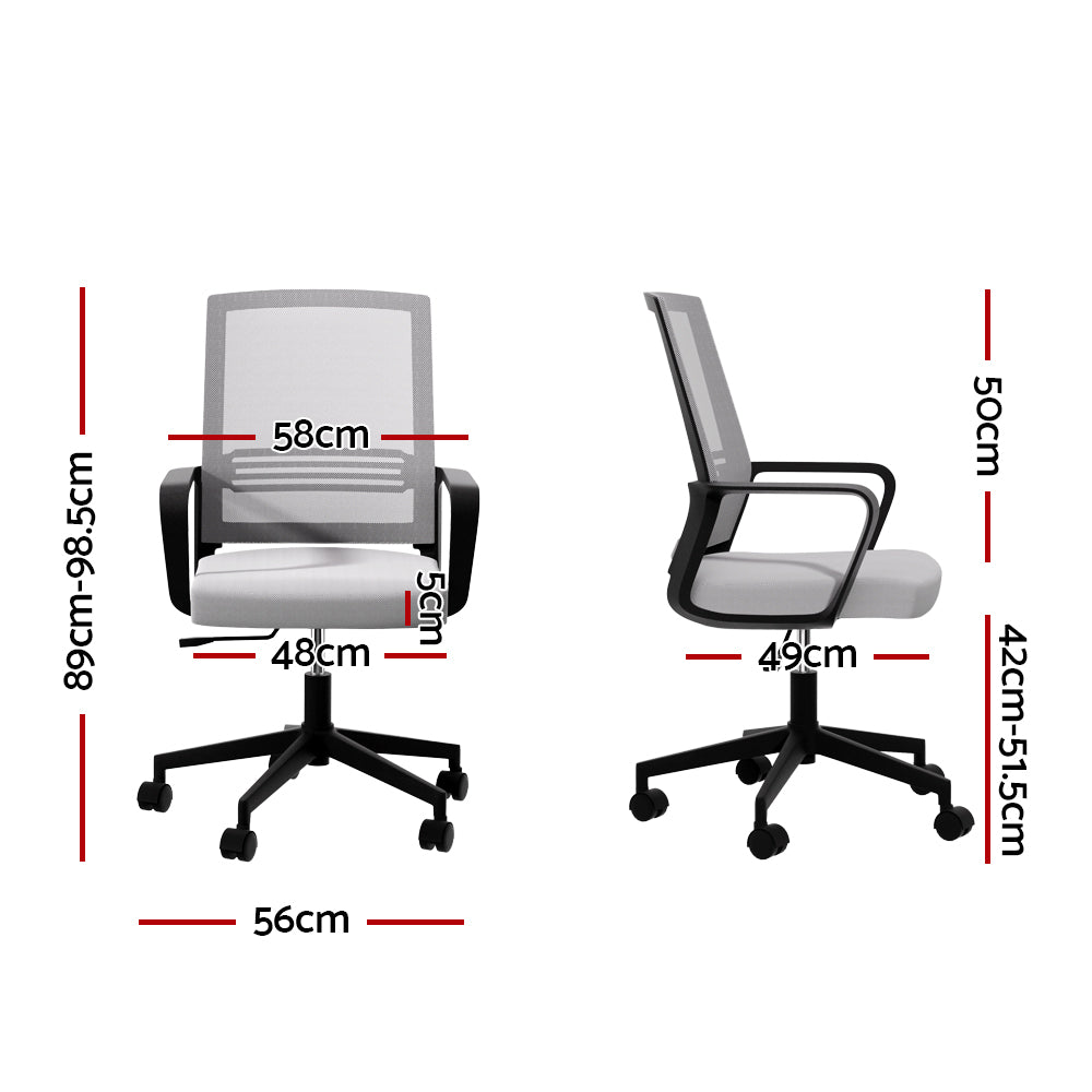 artiss-mesh-office-chair-computer-gaming-desk-chairs-work-study-mid-back-grey www.mallsonline.com.au