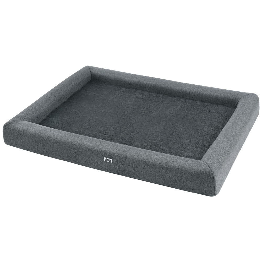 i-pet-pet-bed-dog-cat-extra-large-calming-soft-sofa-cushion-egg-crate-washable-grey at www.mallsonline.com.au