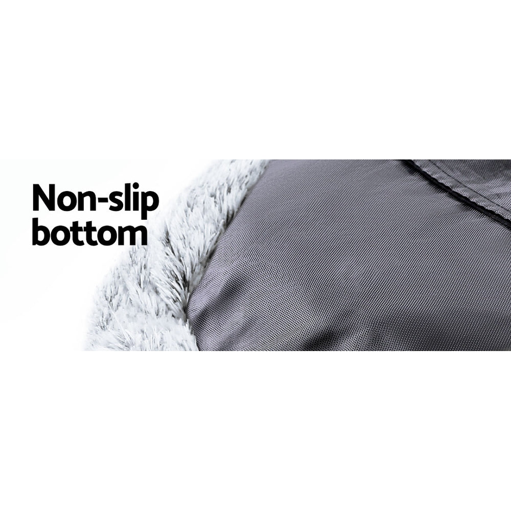 i-pet-dog-bed-pet-bed-cat-extra-large-110cm-charcoal www.mallsonline.com.au