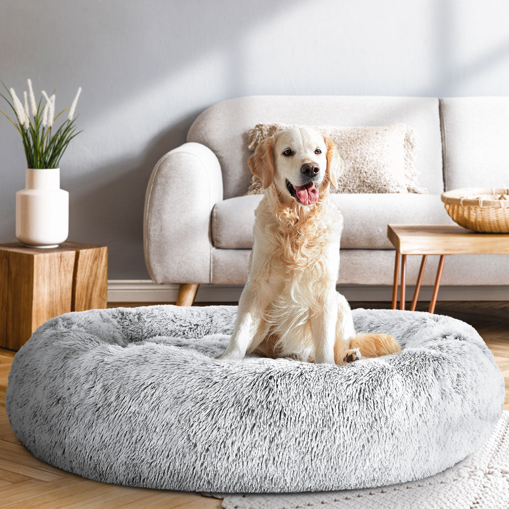 i-pet-dog-bed-pet-bed-cat-extra-large-110cm-charcoal www.mallsonline.com.au