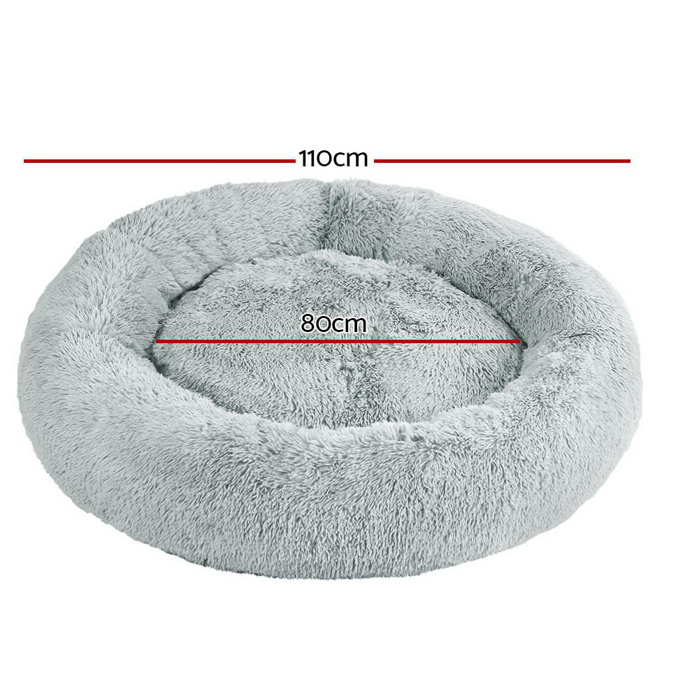 i-pet-pet-bed-dog-bed-cat-extra-large-110cm-light-grey www.mallsonline.com.au