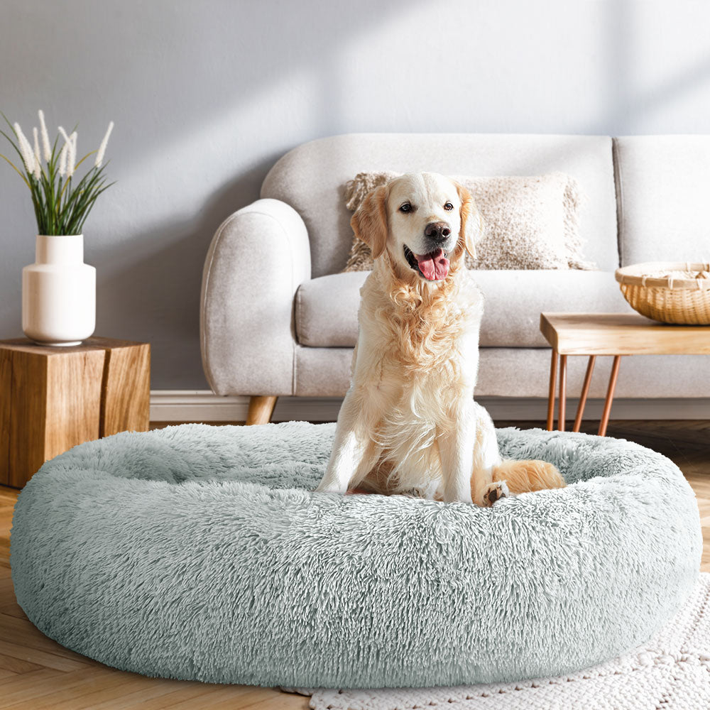 i-pet-pet-bed-dog-bed-cat-extra-large-110cm-light-grey www.mallsonline.com.au