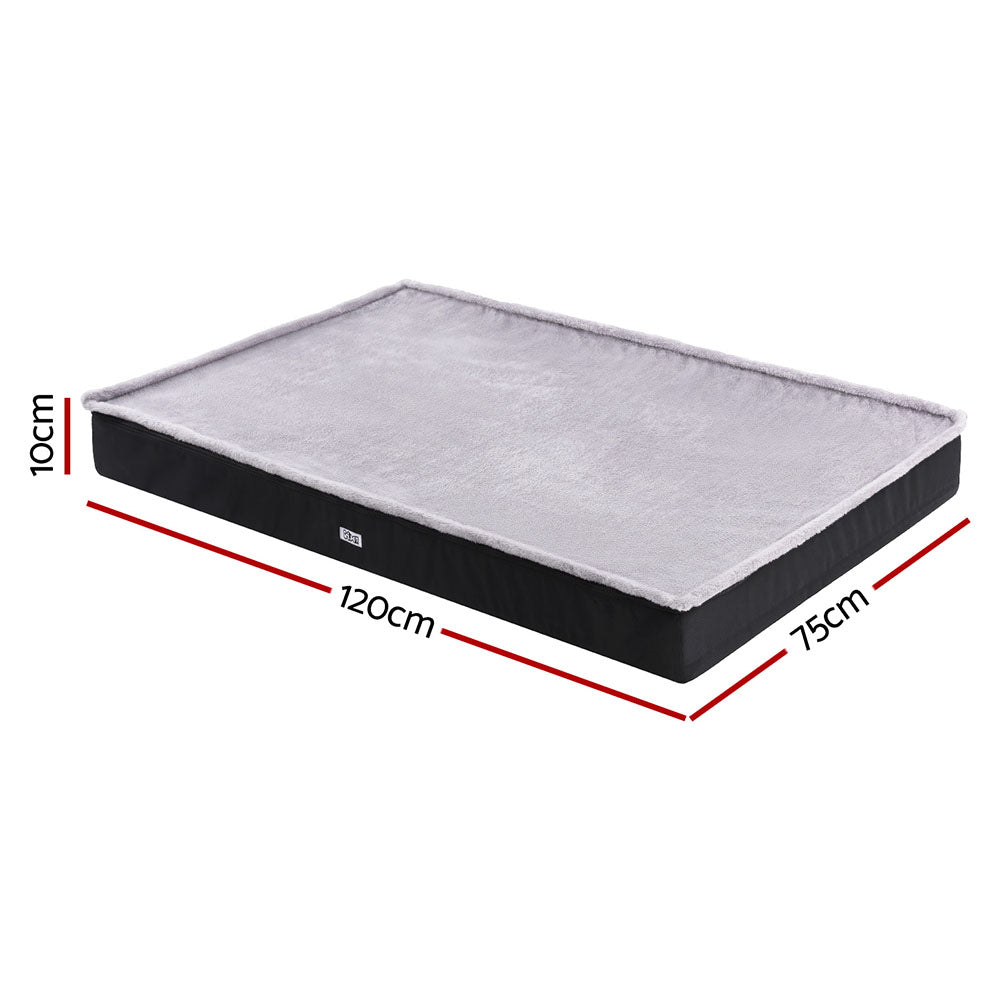 i-pet-pet-bed-dog-cat-extra-large-calming-soft-sofa-foam-cushion-washable-cover-grey at www.mallsonline.com.au