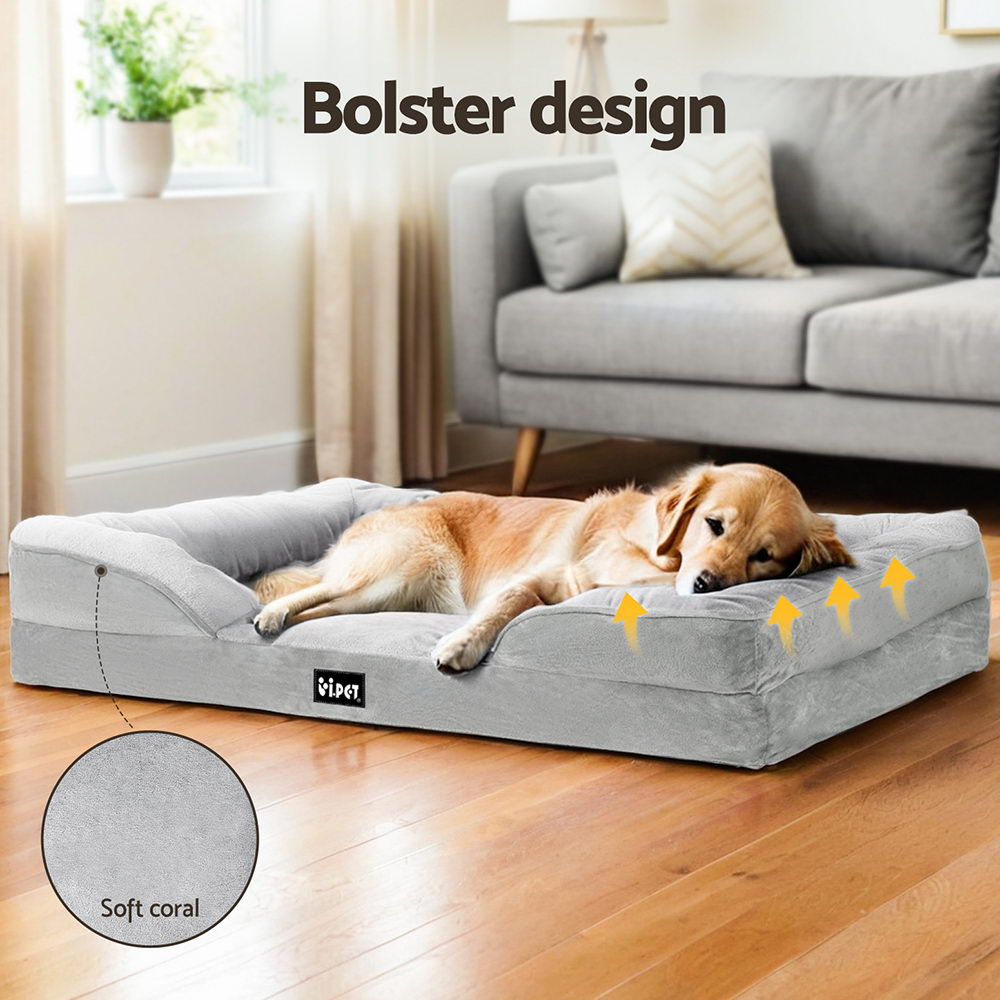 i-pet-pet-bed-dog-calming-soft-cushion-egg-crate-large-sofa-removable-washable at www.mallsonline.com.au