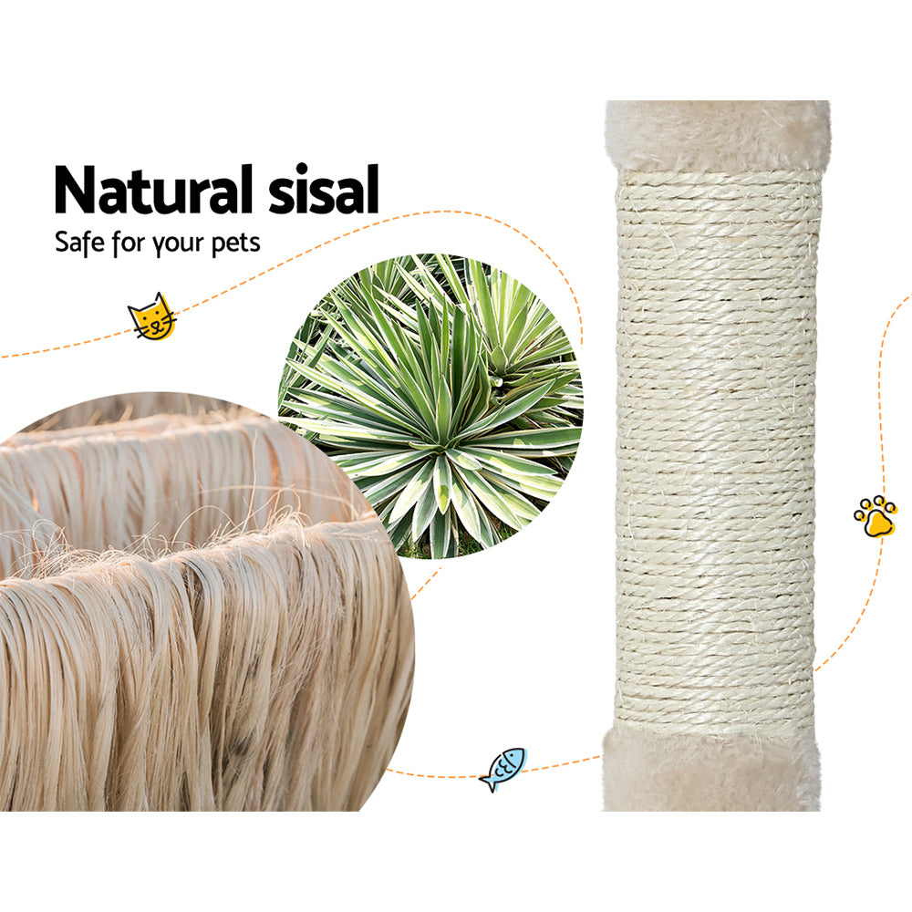 i-pet-cat-tree-tower-scratching-post-scratcher-wood-condo-toys-house-bed-69cm www.mallsonline.com.au