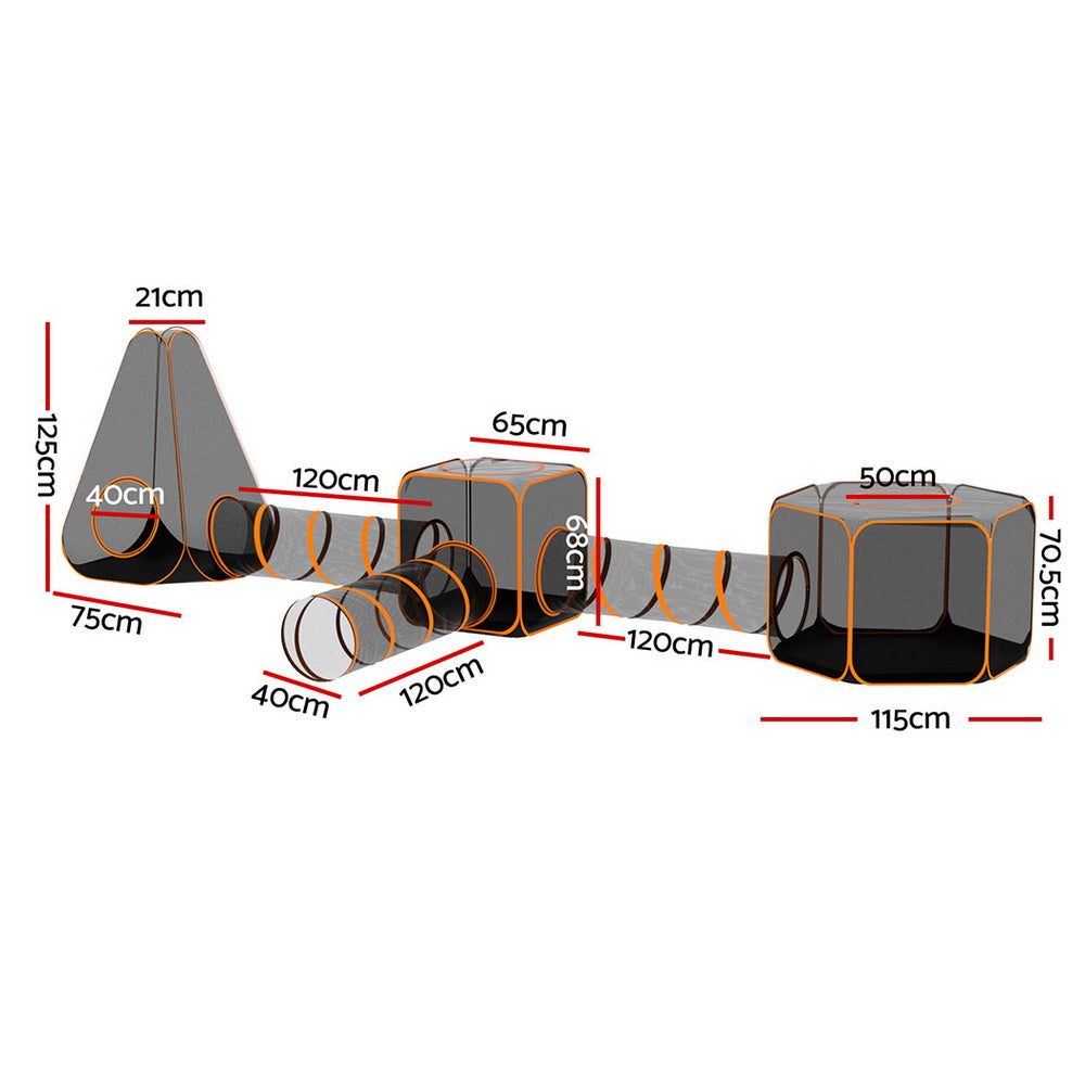 i-pet-pet-playpen-cat-house-6-in-1-tent-tunnel-dog-cage-puppy-rabbit-play-portable www.mallsonline.com.au