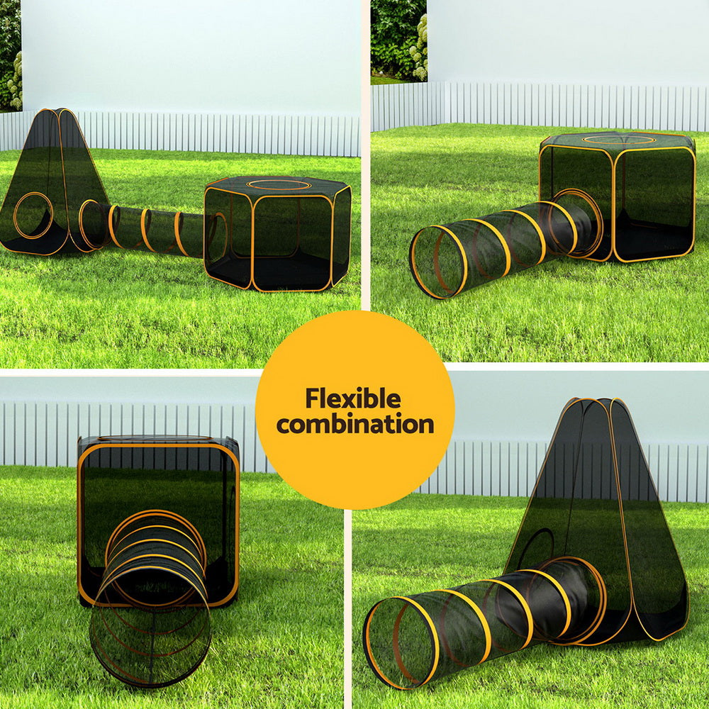 i-pet-pet-playpen-cat-house-6-in-1-tent-tunnel-dog-cage-puppy-rabbit-play-portable www.mallsonline.com.au
