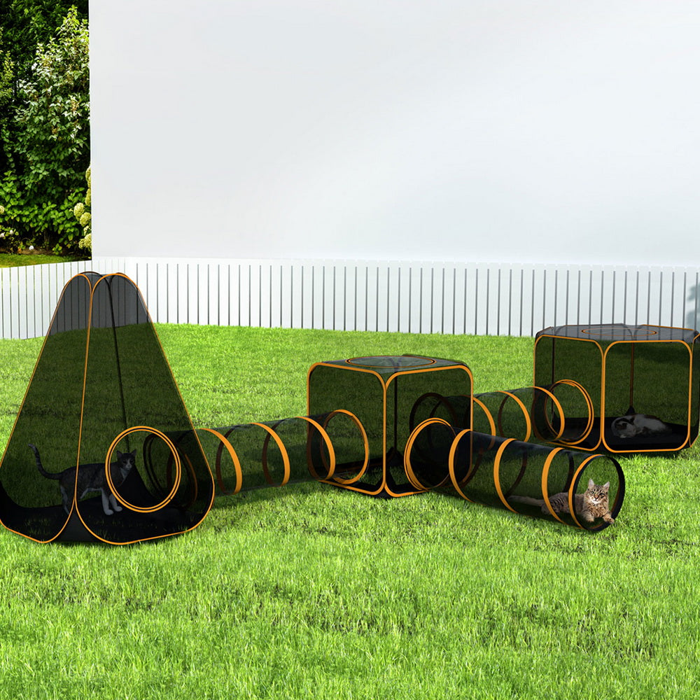 i-pet-pet-playpen-cat-house-6-in-1-tent-tunnel-dog-cage-puppy-rabbit-play-portable www.mallsonline.com.au