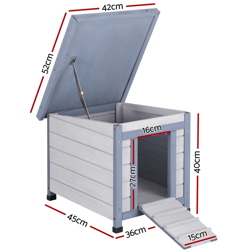 i-pet-rabbit-hutch-outdoor-cat-house-wooden-shelter-condo-small-enclosure-indoor at www.mallsonline.com.au