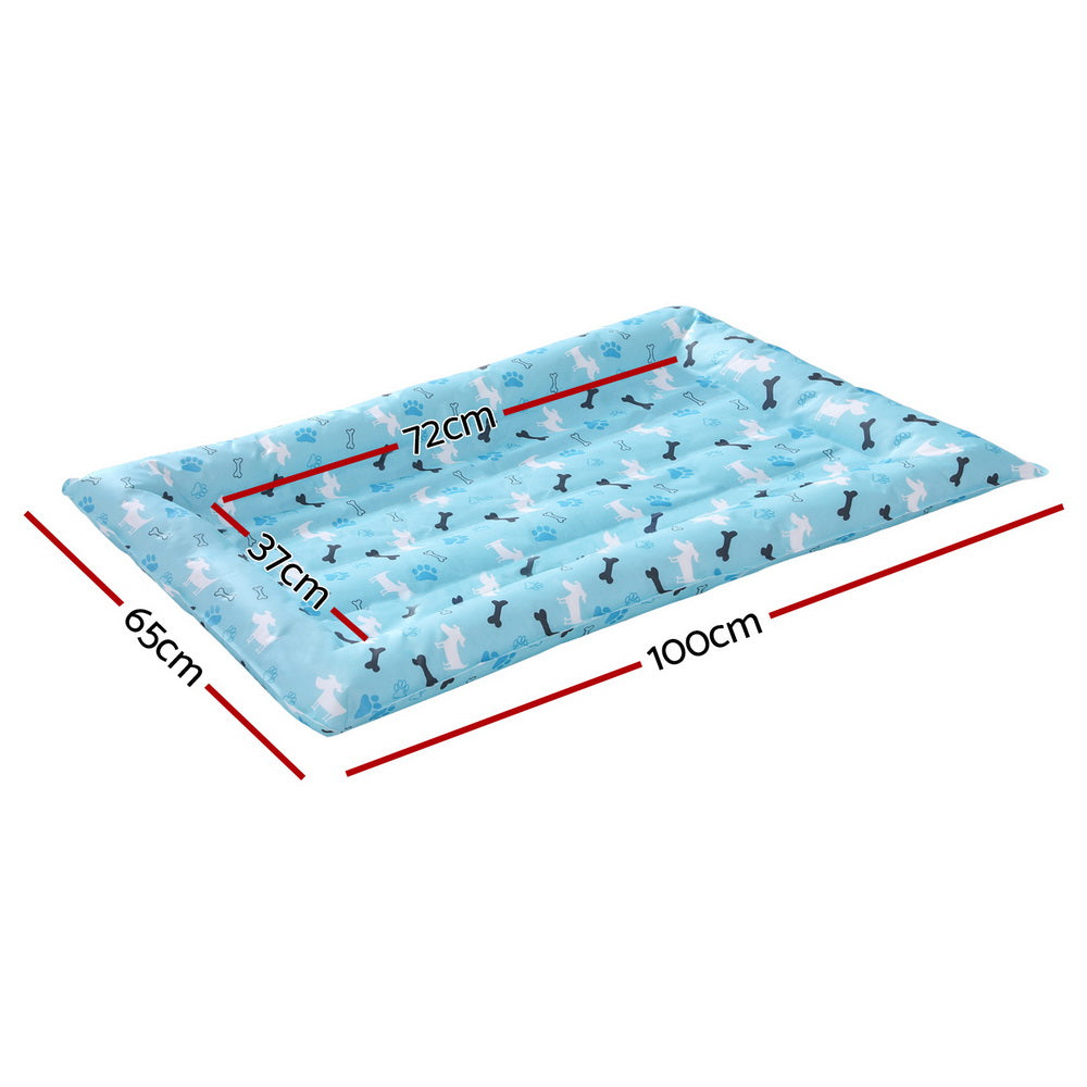i-pet-pet-cooling-mat-gel-dog-cat-self-cool-puppy-pad-large-bed-summer-blue at www.mallsonline.com.au