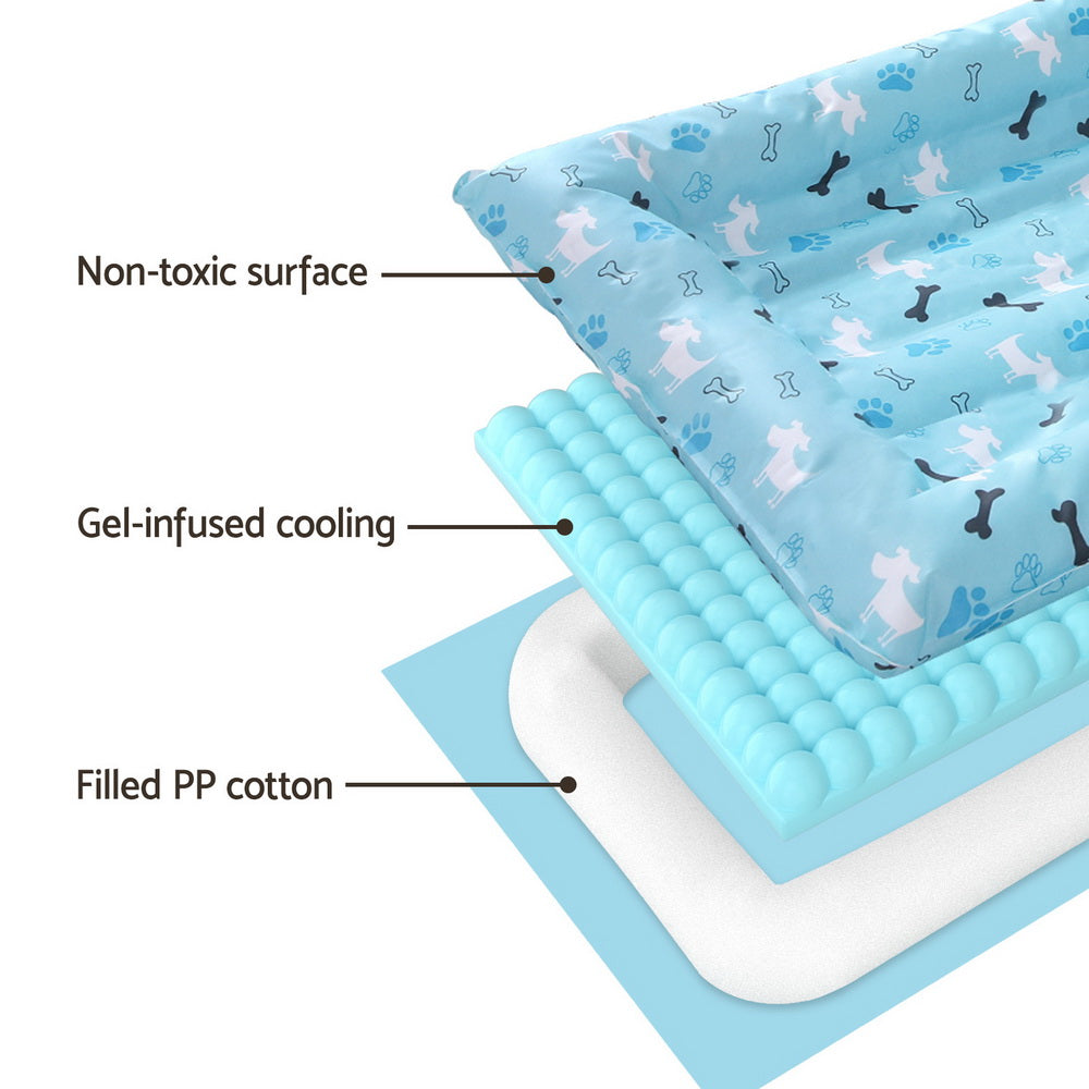 i-pet-pet-cooling-mat-gel-dog-cat-self-cool-puppy-pad-large-bed-summer-blue www.mallsonline.com.au