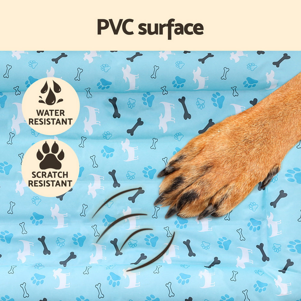 i-pet-pet-cooling-mat-gel-dog-cat-self-cool-puppy-pad-large-bed-summer-blue at www.mallsonline.com.au