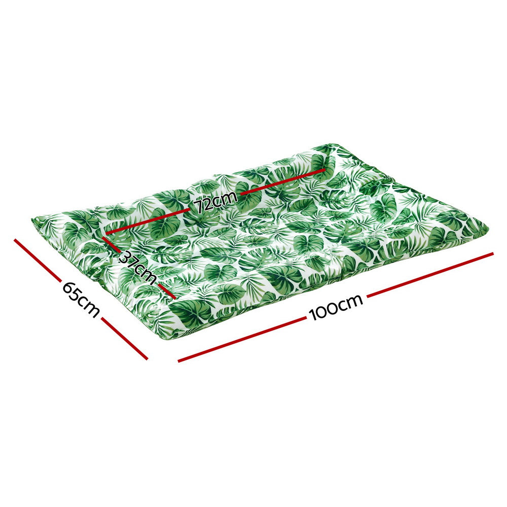 i-pet-pet-cooling-mat-gel-dog-cat-self-cool-puppy-pad-large-bed-summer-green www.mallsonline.com.au