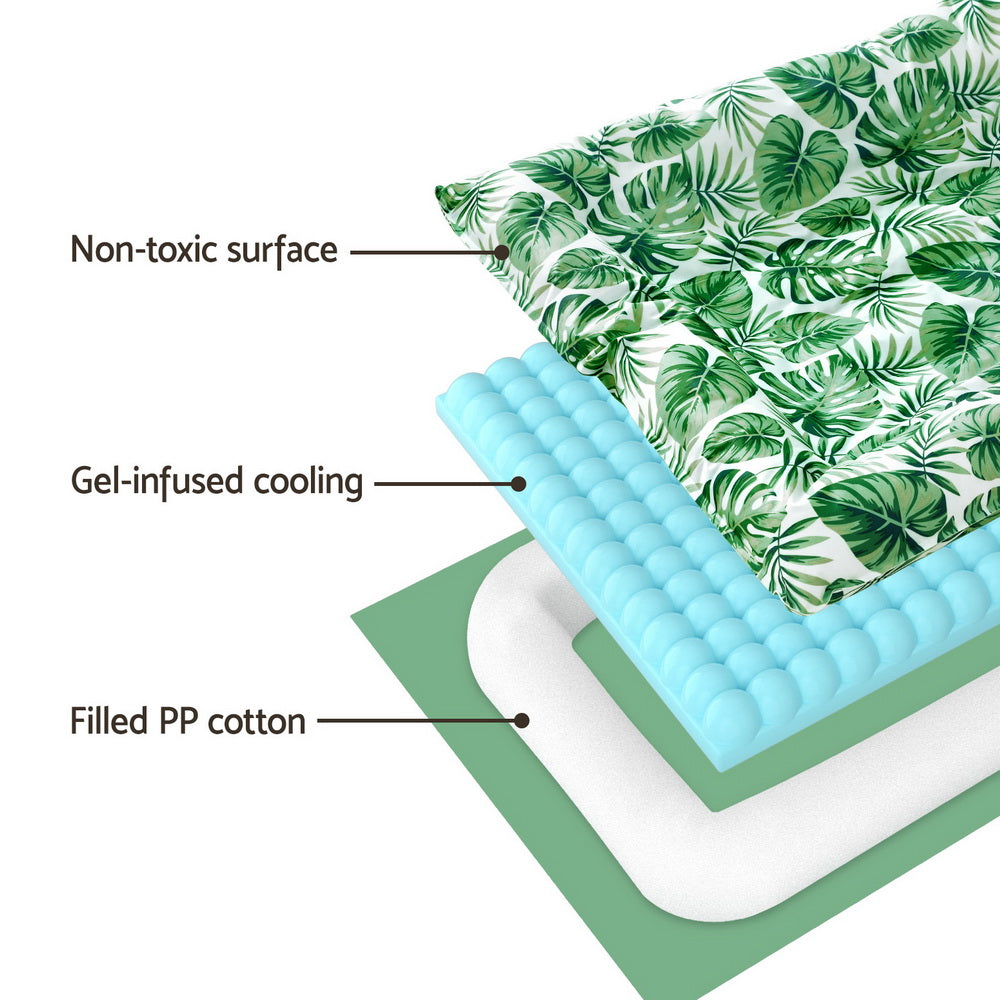 i-pet-pet-cooling-mat-gel-dog-cat-self-cool-puppy-pad-large-bed-summer-green www.mallsonline.com.au