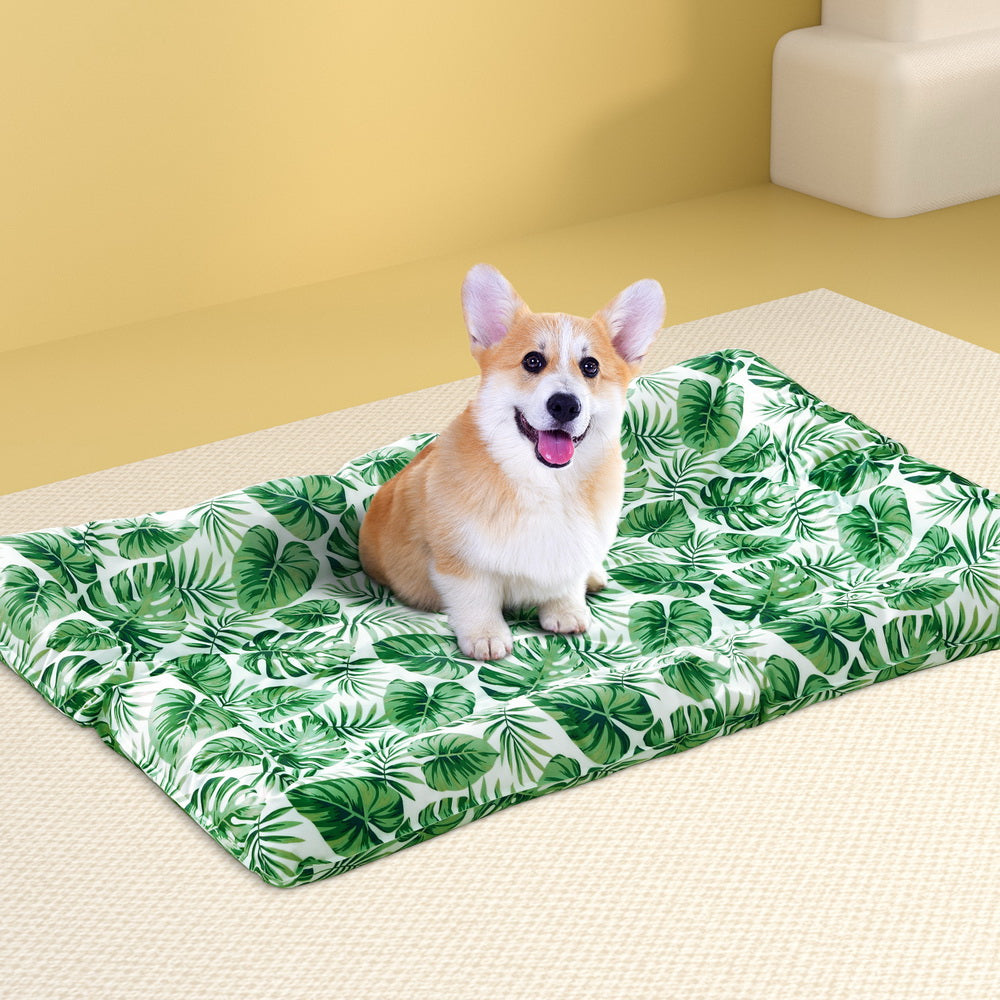 i-pet-pet-cooling-mat-gel-dog-cat-self-cool-puppy-pad-large-bed-summer-green www.mallsonline.com.au