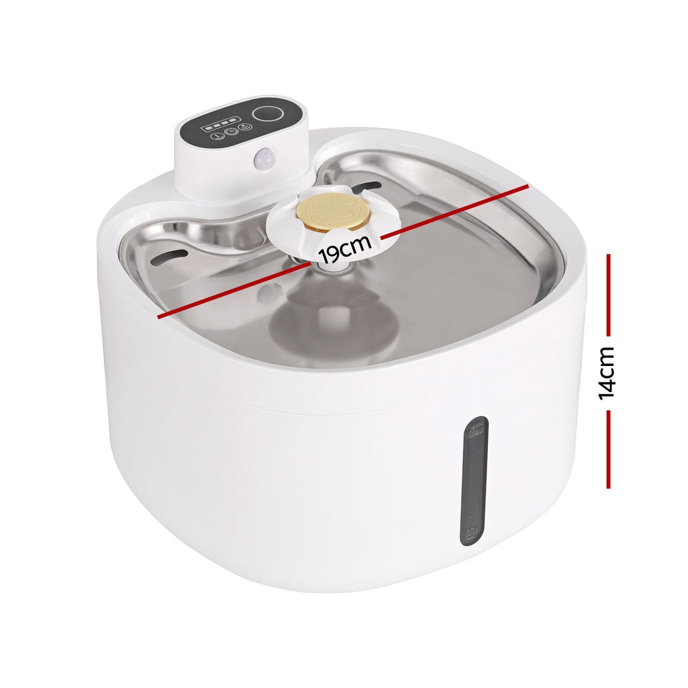 i-pet-pet-water-fountain-feeder-dispenser-filter-dog-cat-drinking-automatic-2-6l at www.mallsonline.com.au