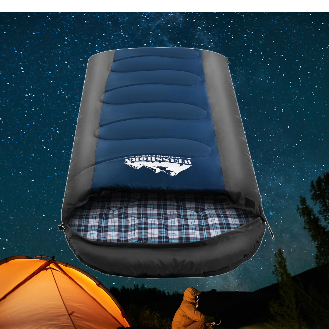weisshorn-sleeping-bag-to-0-degree-navy at www.mallsonline.com.au