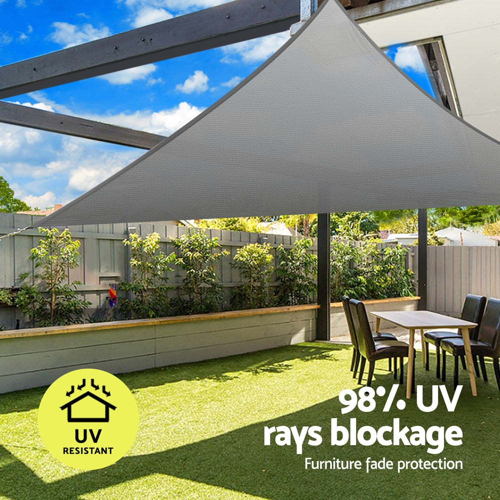 instahut-shade-sail-cloth-shadecloth-canopy-triangle-280gsm-5x5x7-1m www.mallsonline.com.au