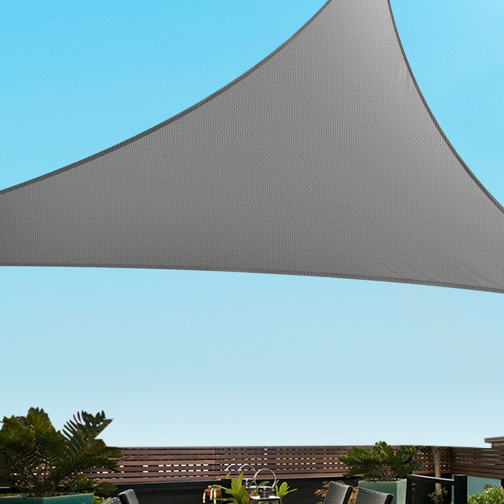 instahut-shade-sail-cloth-shadecloth-canopy-triangle-280gsm-5x5x7-1m www.mallsonline.com.au