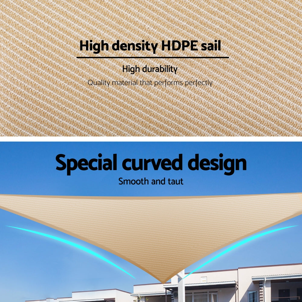 instahut-shade-sail-cloth-shadecloth-triangle-sun-canopy-3-6x3-6x3-6m www.mallsonline.com.au