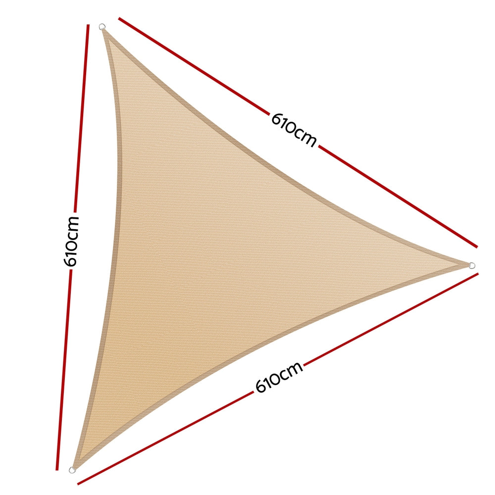 instahut-shade-sail-cloth-shadecloth-triangle-sun-canopy-6-1x6-1x6-1m at www.mallsonline.com.au