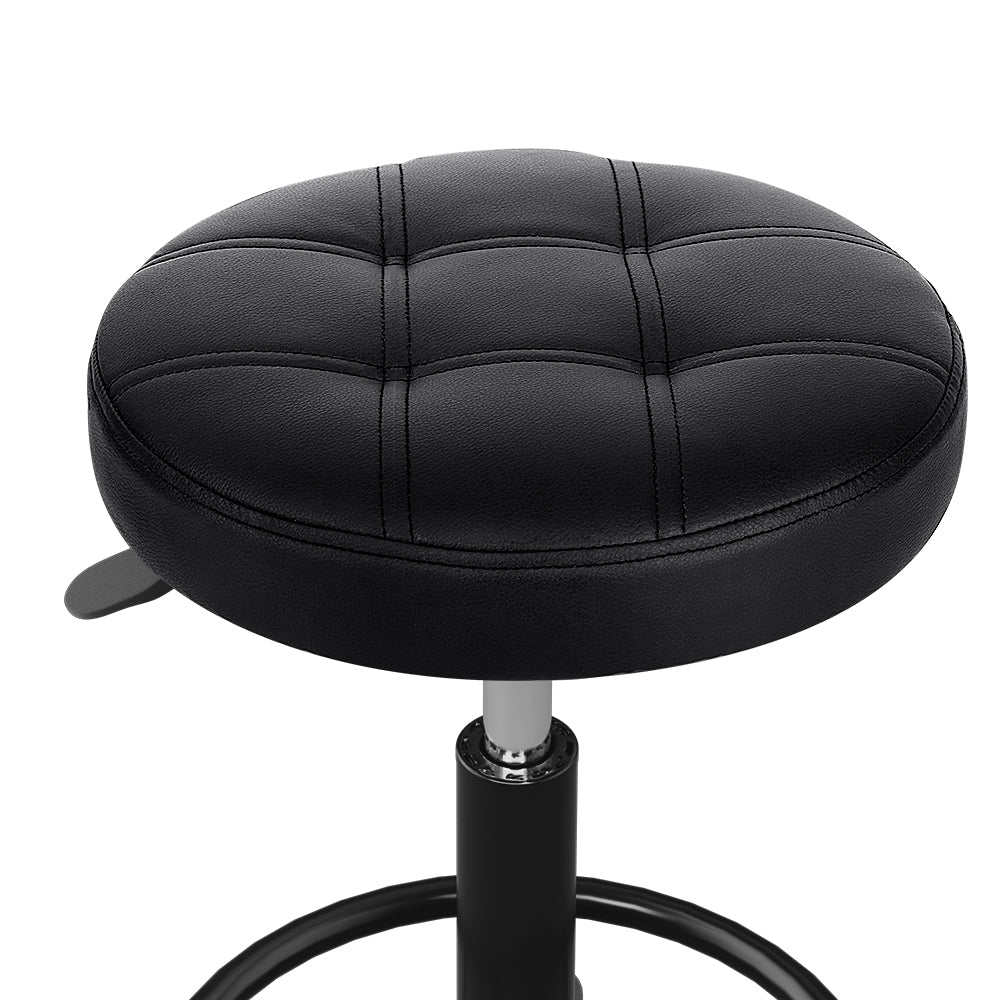 artiss-salon-stool-round-swivel-chairs-black www.mallsonline.com.au