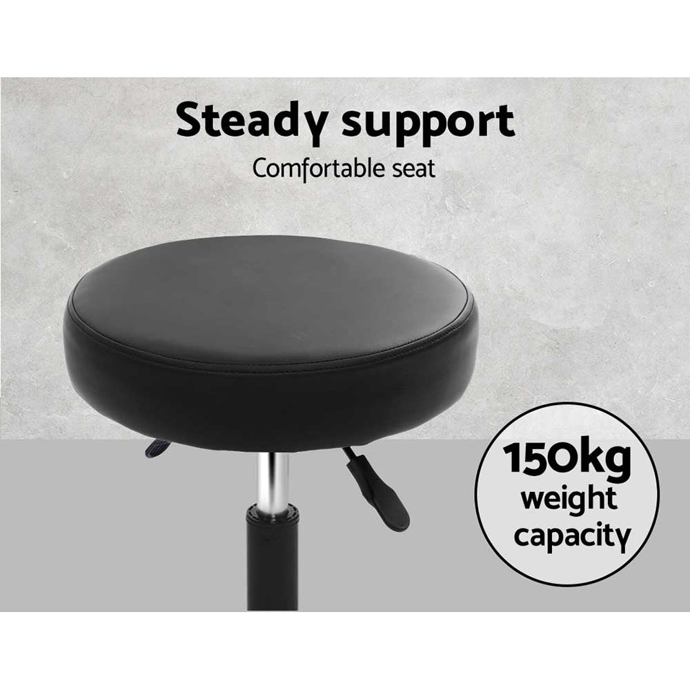 Artiss 2 x Salon Stool Round Swivel Chair