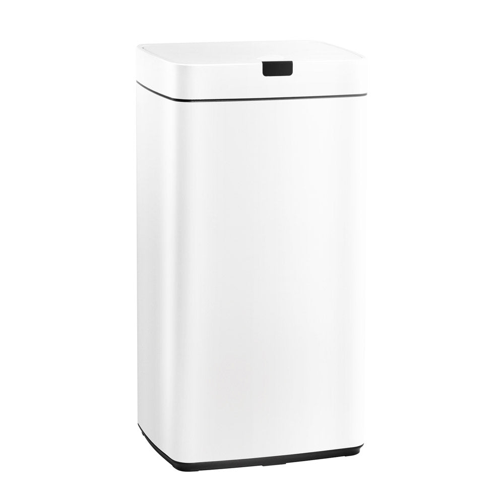 devanti-45l-sensor-bin-white at www.mallsonline.com.au
