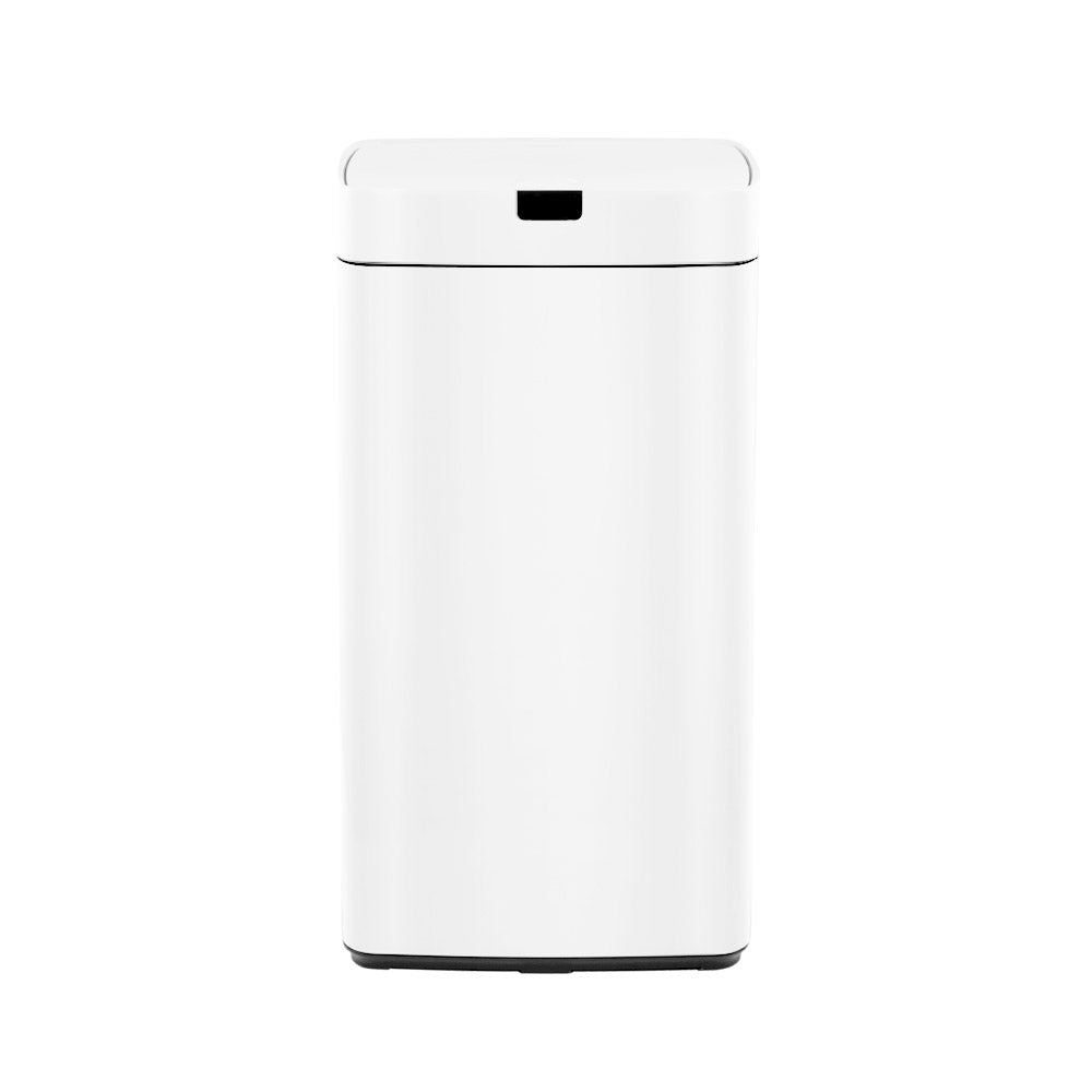 devanti-45l-sensor-bin-white at www.mallsonline.com.au