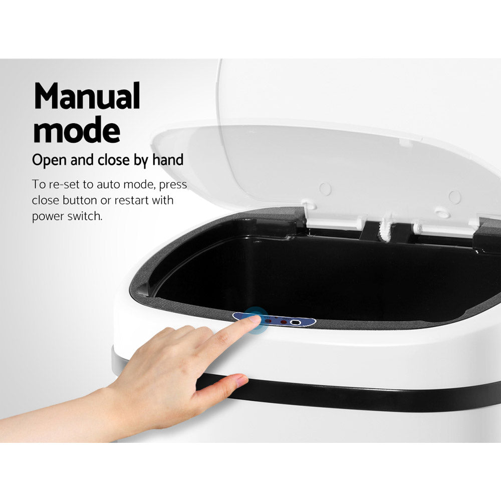 devanti-58l-sensor-bin-white at www.mallsonline.com.au