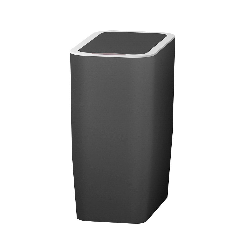 devanti-motion-sensor-bin-automatic-rubbish-bins-waste-trash-can-ash-black-9l at www.mallsonline.com.au