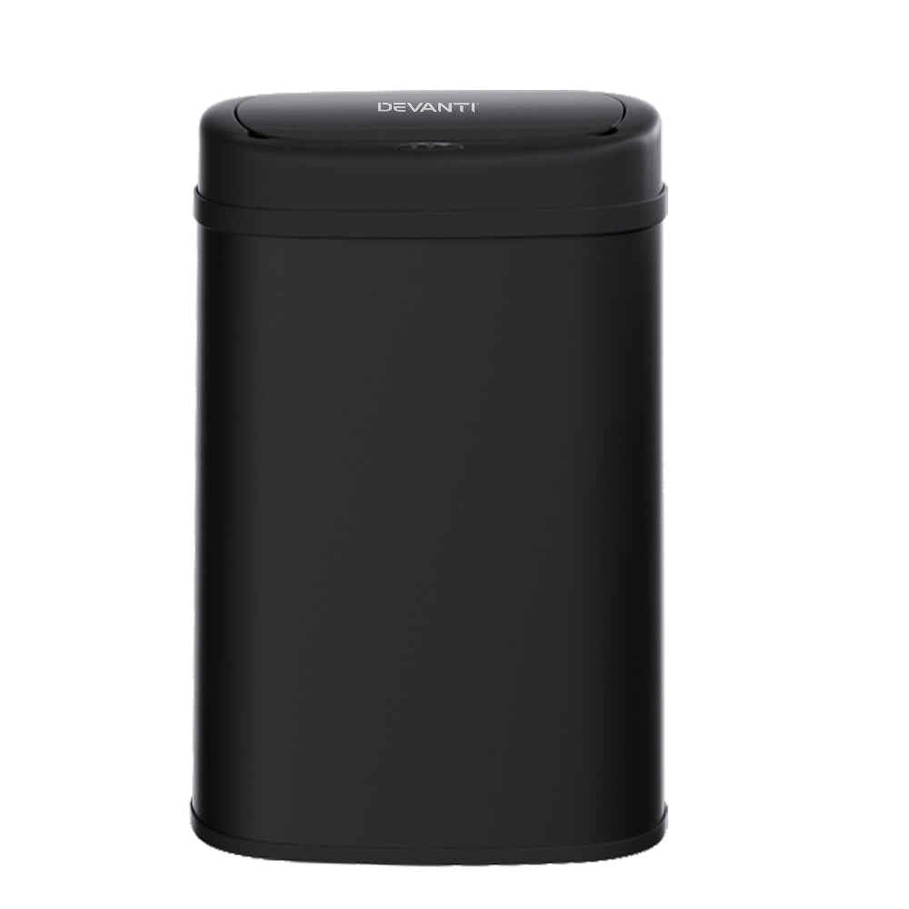 devanti-sensor-bin-50l-motion-rubbish-trash-can-auto-touch-free-kitchen-black www.mallsonline.com.au