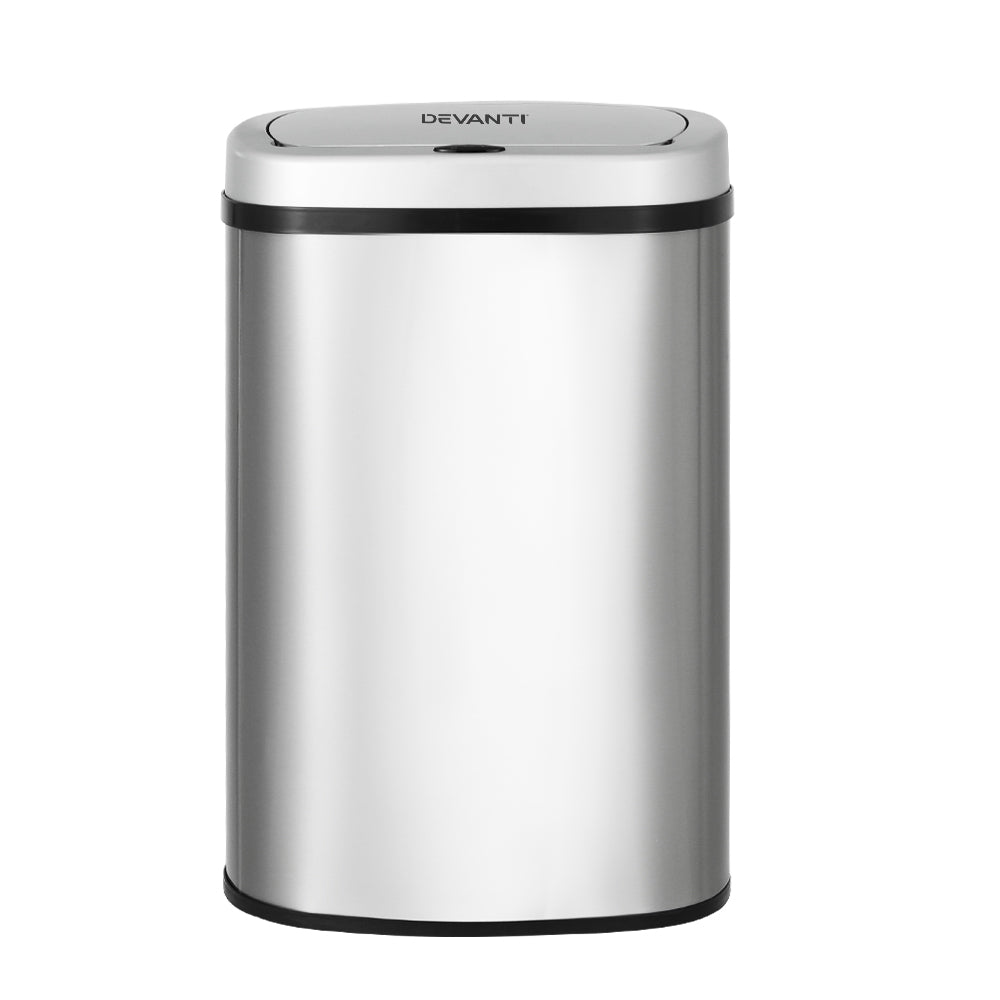 devanti-sensor-bin-motion-rubbish-stainless-trash-can-automatic-touch-free-bins www.mallsonline.com.au