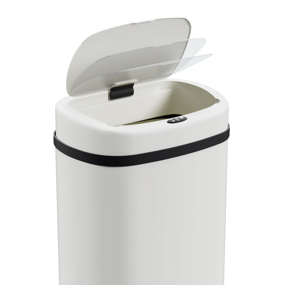 devanti-sensor-bin-motion-rubbish-trash-can-automatic-touch-free-kitchen-white www.mallsonline.com.au