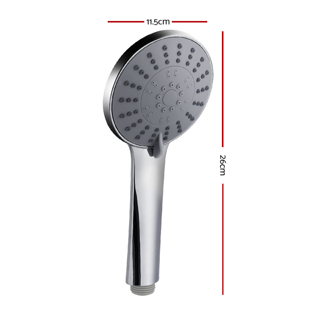 handheld-shower-head-4-5-high-pressure-5-modes-poweful-round-chrome at www.mallsonline.com.au