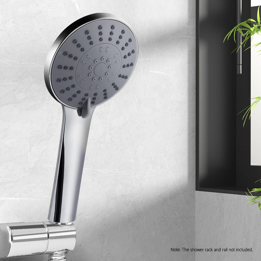 handheld-shower-head-4-5-high-pressure-5-modes-poweful-round-chrome at www.mallsonline.com.au