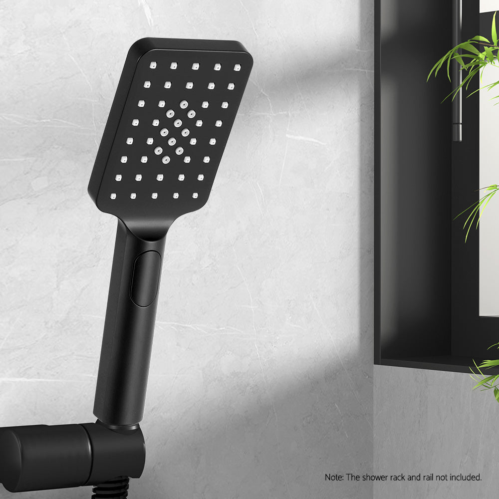 handheld-shower-head-3-1-high-pressure-3-spray-modes-square-black at www.mallsonline.com.au