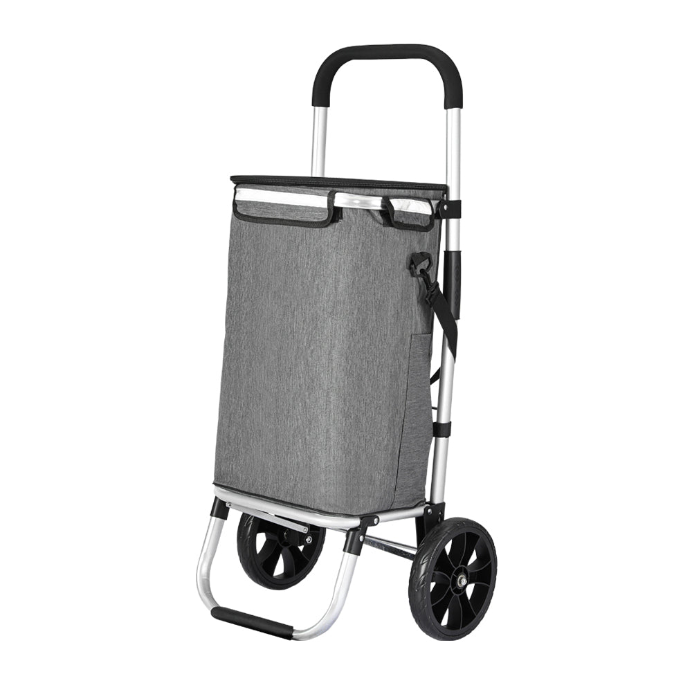 emajin-shopping-trolley-cart-45kg-foldable-grey www.mallsonline.com.au