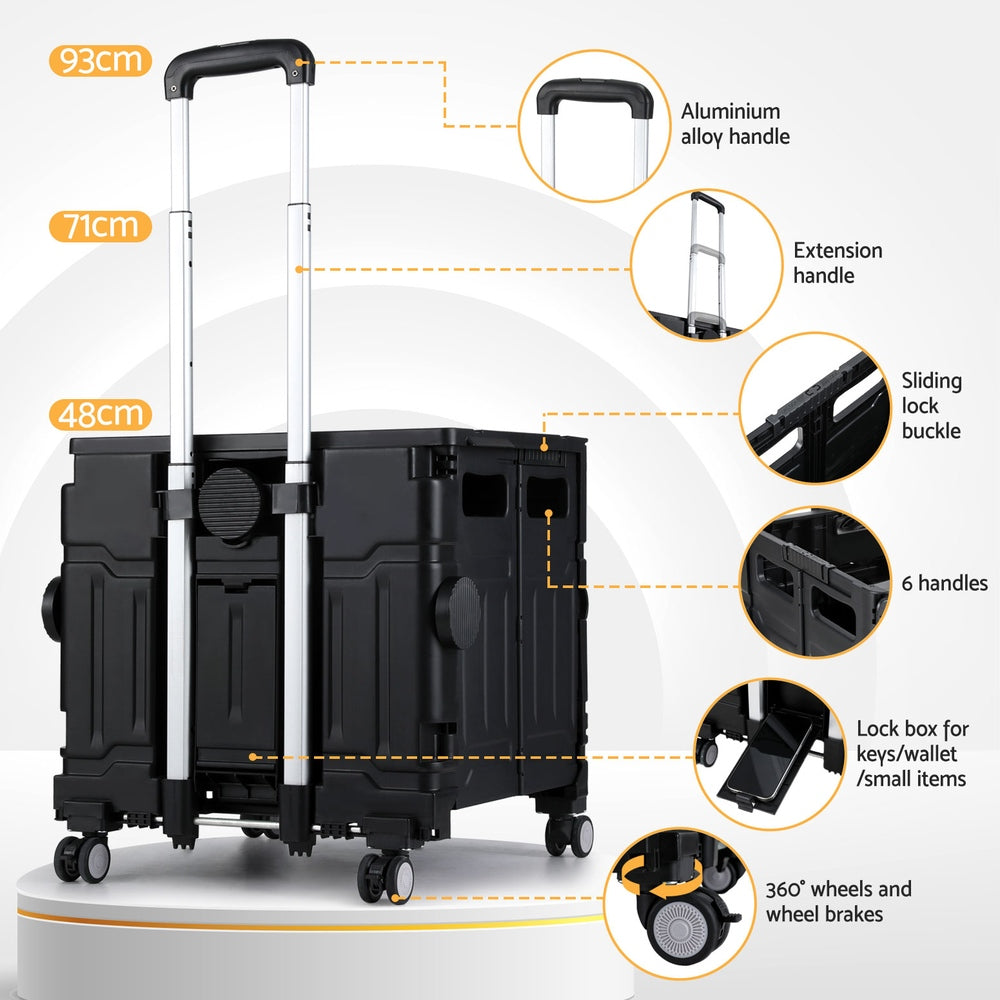emajin-shopping-trolley-cart-75l-foldable-black www.mallsonline.com.au