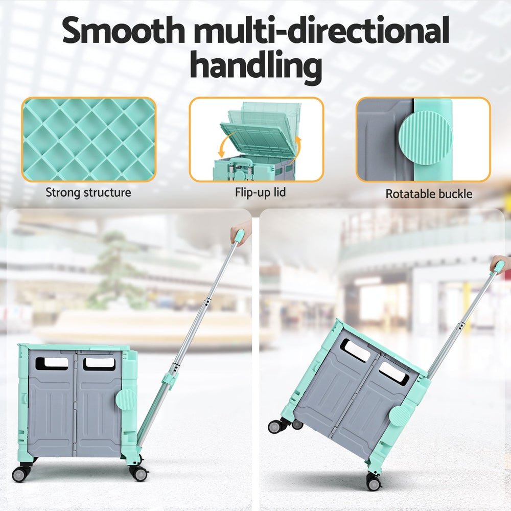 emajin-shopping-trolley-cart-75l-foldable-green www.mallsonline.com.au