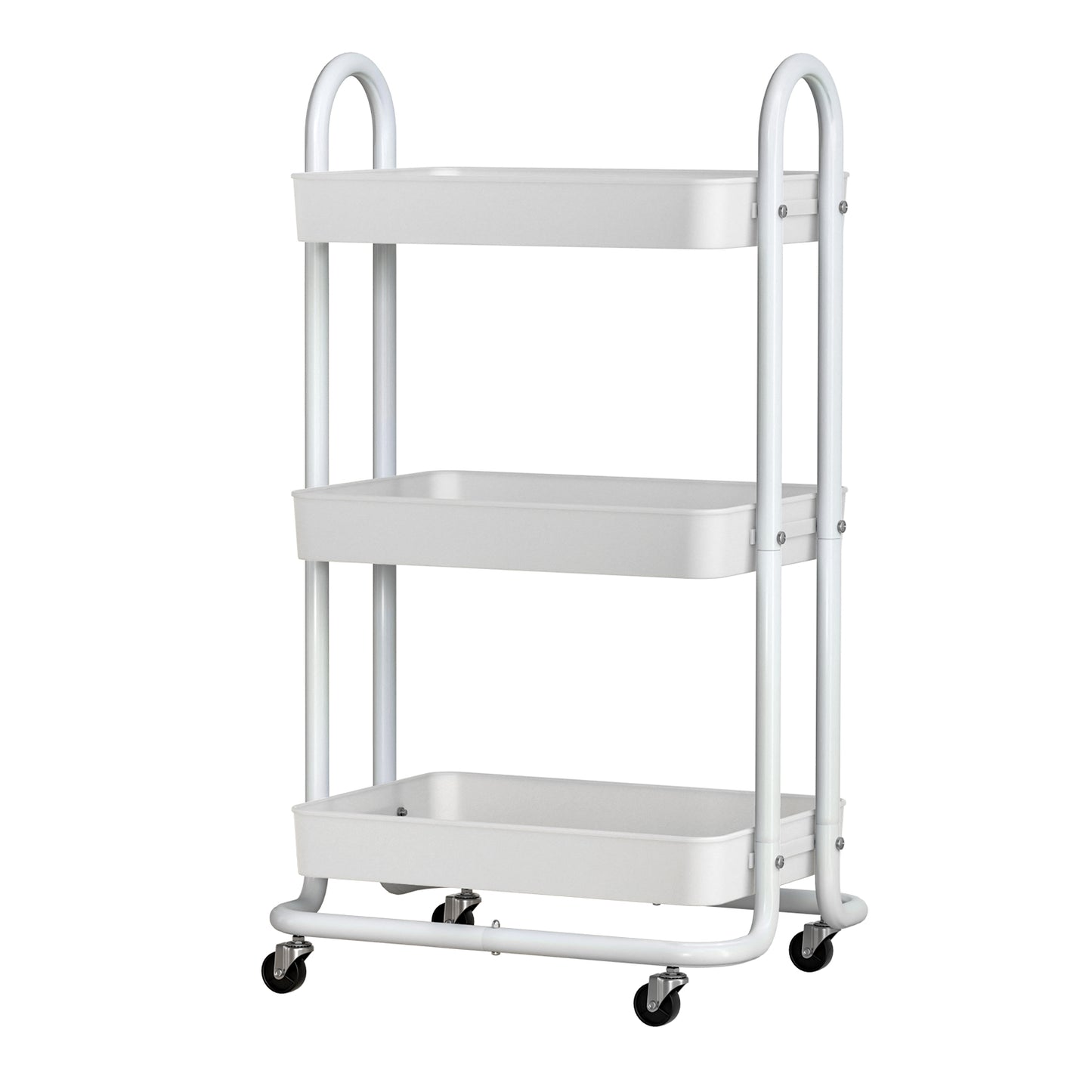 artiss-storage-trolley-kitchen-cart-3-tiers-rack-shelf-organiser-wheels-white www.mallsonline.com.au