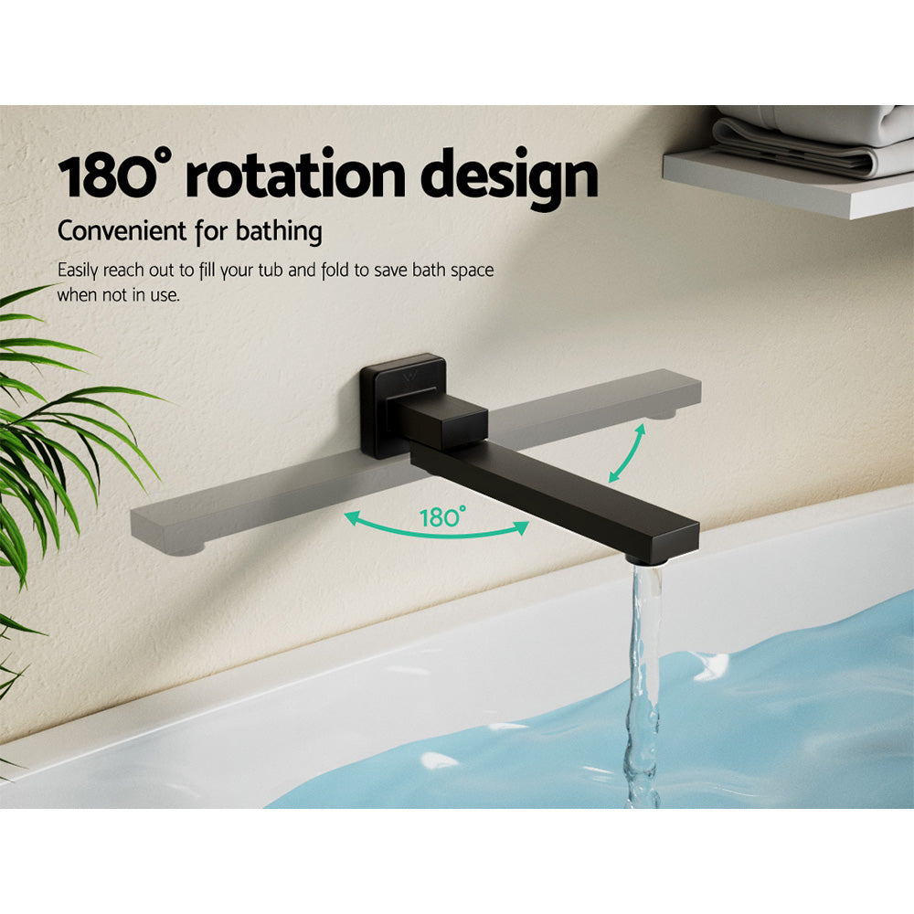 cefito-bath-spout-wall-mounted-water-outlet-bath-tub-bathroom-swivel-black www.mallsonline.com.au