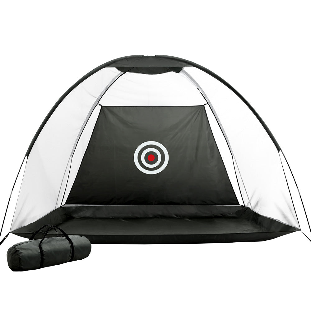 everfit-3m-golf-practice-net-portable-training-aid-driving-target-tent-black www.mallsonline.com.au