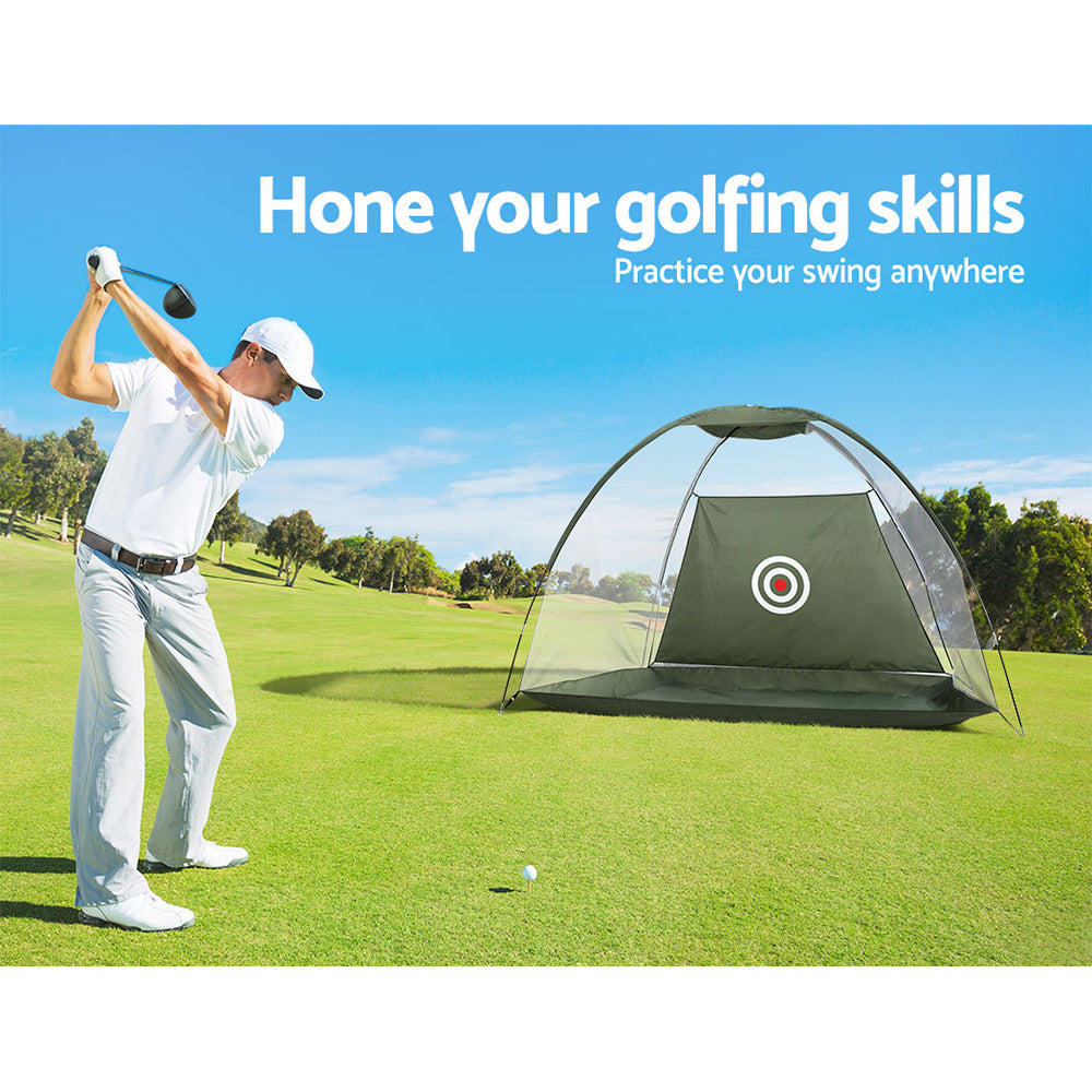 everfit-3m-golf-practice-net-portable-training-aid-driving-target-tent-green www.mallsonline.com.au