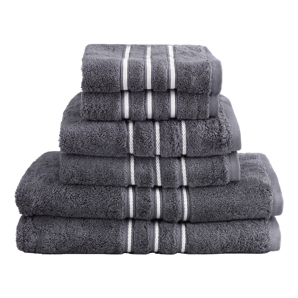 6-pack-bath-towels-set-cotton-towel-grey www.mallsonline.com.au