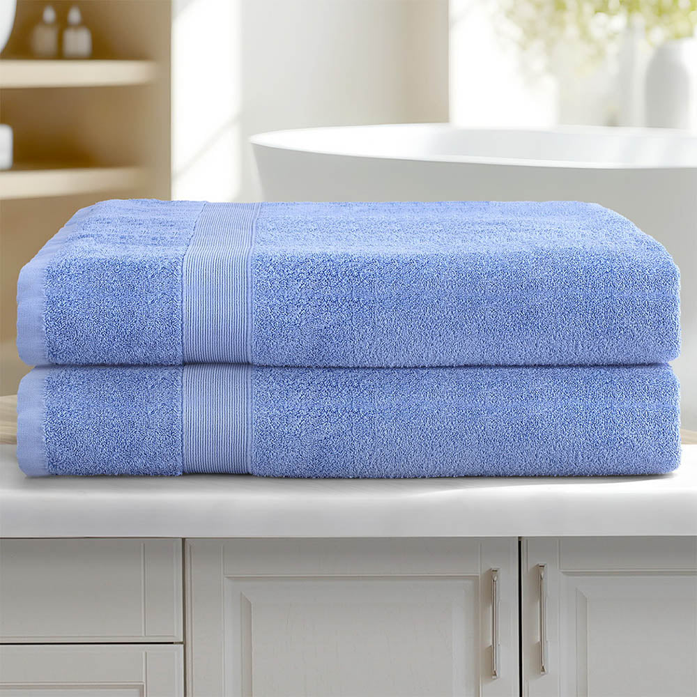 2-pack-bath-sheets-set-cotton-extra-large-towel-blue www.mallsonline.com.au