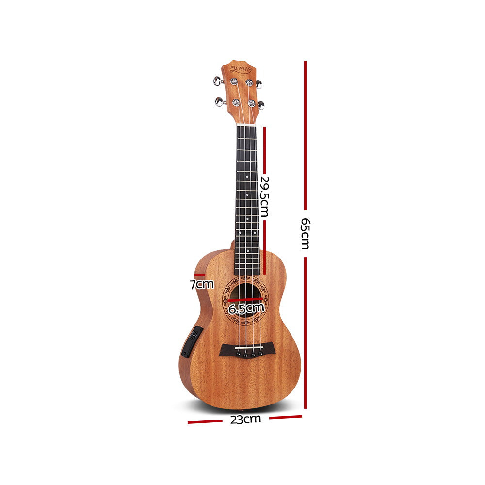 alpha-26-inch-tenor-ukulele-electric-mahogany-ukeleles-uke-hawaii-guitar-with-eq at www.mallsonline.com.au