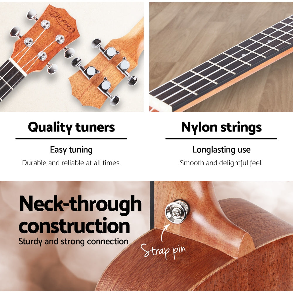 alpha-26-inch-tenor-ukulele-mahogany-ukeleles-uke-hawaii-guitar at www.mallsonline.com.au