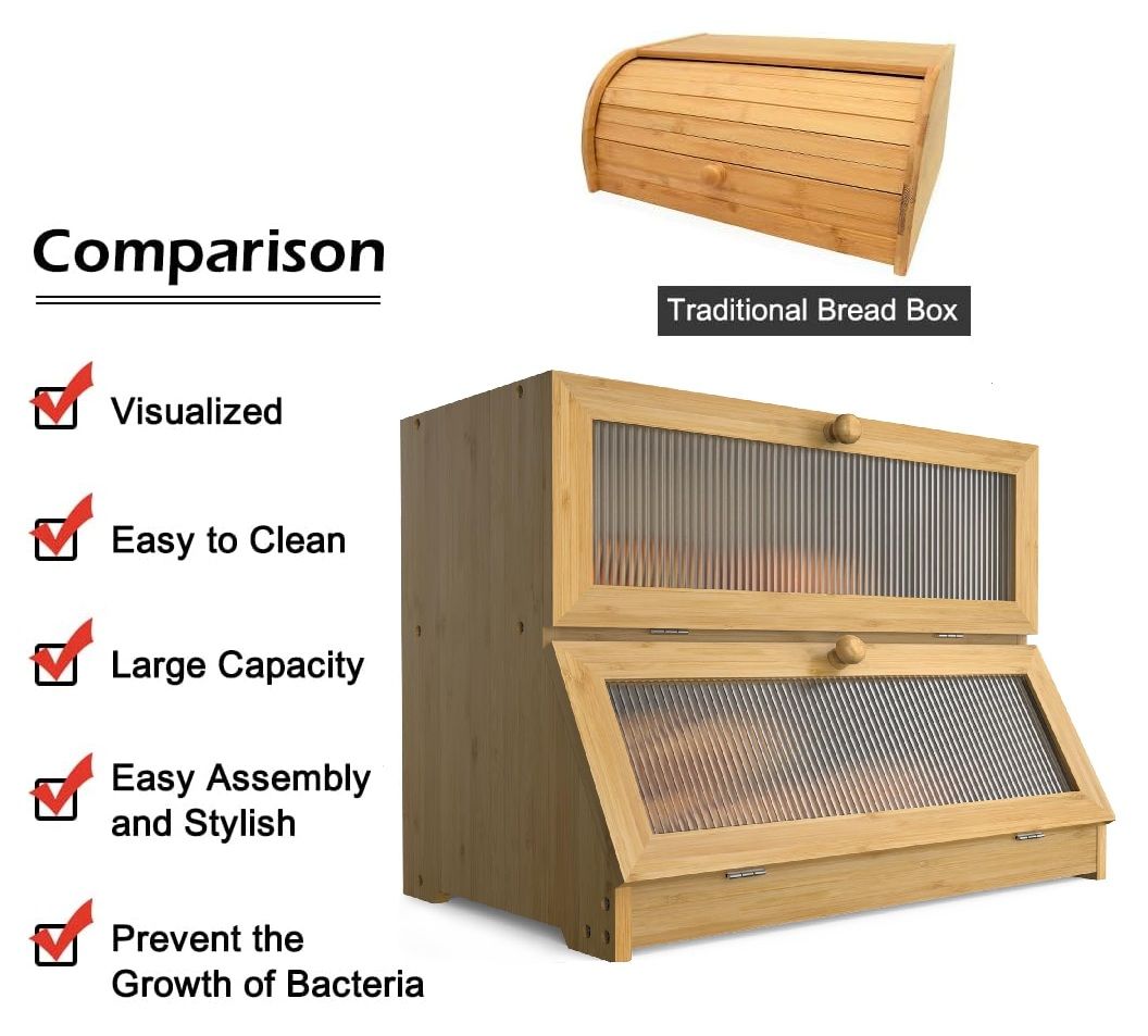 double-layer-bamboo-bread-box-for-kitchen-counter-with-large-capacity-and-clear-window www.mallsonline.com.au