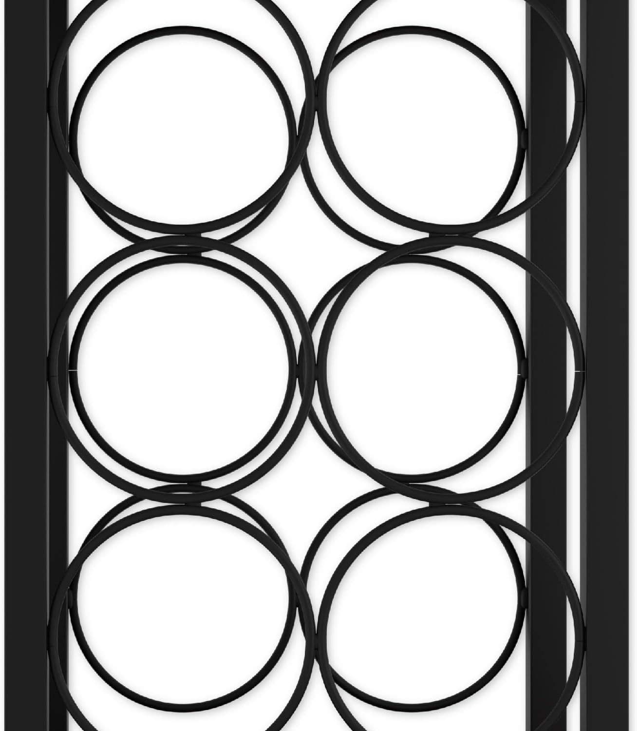 wine-rack-countertop-wooden-metal-holder-for-6-bottles-2-glasses www.mallsonline.com.au